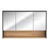 Badezimmer Spiegelschrank 120 cm BOLOGNA-56 in anthrazit Produktbild-Vorschau 4
