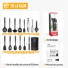 Strex Juego de Utensilios de Cocina con Soporte 15 piezas - Vista previa de la imagen del producto 10