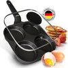 endusor Spiegeleipfanne für alle Herdarten zum Braten von Spiegeleiern, Bratpfanne für Eier Produktbild-Vorschau