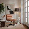HOME DELUXE Chaise pivotante rétro LUYA – Marron/Cognac | Voir les images du produit 2