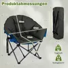 Składane krzesło kempingowe COSTWAY XXL o nośności 227 kg, Podgląd zdjęcia produktu 3