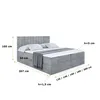 ALTDECOR Boxspringbett mit H4 Matratze und Topper - 180 x Produktbild-Vorschau 6