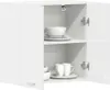 vidaXL Szafka ścienna biała wysoki połysk 60x31x60 cm płyta Podgląd zdjęcia produktu 2