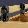 VEVOR Bi-Folding Schiebetürbeschläge Schienenkit, 60" Produktbild-Vorschau 2