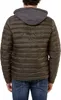 Red Bridge Herren Jacke Steppjacke mit Kapuze Khaki L Produktbild-Vorschau 4