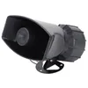 A black alarm horn speaker with a mounting bracket is shown against a white background. Voir les images du produit