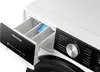 Close-up view of the detergent drawer and control panel of a Hisense washing machine. Produktbild-Vorschau