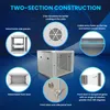 Extralink Rack skříň 9U 600x600 AZH Šedá montovaná na zeď, Náhled obrázku produktu 7