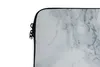 MuchoWow® Laptop Hülle 14 ZollMarmor - Muster - Gus - Weiß Produktbild-Vorschau 3