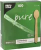 PAPSTAR Holz Kaffeelöffel "pure" Länge: 110 mm 100 Stück Produktbild-Vorschau 5