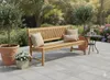 Stabile Gartenbank KINGSBURY - Premium Teak ohne Armlehnen Produktbild-Vorschau 2