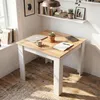 Mondeer Quadratischer Esstisch 80x80 cm, Platzsparender Produktbild-Vorschau 2