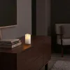Weiße LED-Kerze mit Flammeneffekt, batteriebetriebener Produktbild-Vorschau 6