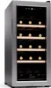 A product shot of a wine cooler refrigerator. Produktbild-Vorschau