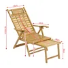 Liegestuhl Sonnenliege Gartenliege Bambus Relaxliege Produktbild-Vorschau 2