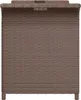 vidaXL Gartenbank mit Kissen Braun 116x46x57 cm Poly Rattan Produktbild-Vorschau 5