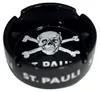 FC St. Pauli Aschenbecher Totenkopf Schwarz, Original Produktbild-Vorschau 1