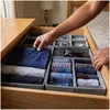 Schubladen Organizer Set 6-teilig Stoff Unterwäsche Produktbild-Vorschau 13