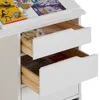 Kinderschreibtisch EMMA aus Kiefer Massivholz, weiß - Produktbild-Vorschau 4