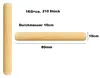 Holzdübel Riffeldübel 10x80mm – Buche – 1kg (ca. 210 Stück) Produktbild-Vorschau 2