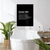 MuchoWow® - Leinwandbilder - Zitate - Gästetoilette - Produktbild-Vorschau 2