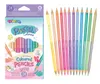 Colorino pastellfarbene zweifarbige runde Bleistiftkreiden Produktbild-Vorschau 1