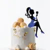 Kuchendeko Geburtstag – 24x14 cm - Dame in Hight Heels - im Produktbild-Vorschau 2