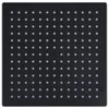 vidaXL Douche de pluie acier inoxydable 25x25 cm carré noir Voir les images du produit 1