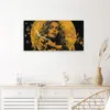 Wanduhr aus Glas mit Motiv Frau Mit Pistole Kunst- 60 x 30 Produktbild-Vorschau 4