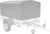 UNITRAILER Anhängerplane 200x125 cm Grau Hochplane 80 cm Produktbild-Vorschau 1