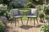 KAWOLA Gartenstuhl LUSHA Outdoor grau Rope hellgrau mit Produktbild-Vorschau 6