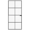 Drzwi wewnętrzne czarne 93x201,5 cm szkło hartowane i Podgląd zdjęcia produktu 3