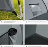 Tunelový stan Roskilde pro 6 osob - světle šedý/tmavě šedý Náhled obrázku produktu 5