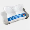 Two pillows, one on top of the other, with a blue band across the top pillow. Produktbild-Vorschau