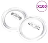 vidaXL Button-Set mit Anstecknadel 100 Stk. Acryl 58 mm Produktbild-Vorschau 1