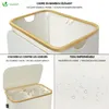 VOUNOT® Wäschekorb mit Deckel & Wäschesäcke 145L, Faltbarer Produktbild-Vorschau 2