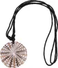 Ethno Kette, Surferkette mit Muscheleinlage, Boho Kette - Produktbild-Vorschau 2