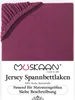 Müskaan Jersey Spannbettlaken 120x200 - 130x200 cm bordeaux Produktbild-Vorschau 1