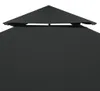 vidaXL Toit de remplacement pour pavillon 310 g/m² gris Voir les images du produit 2
