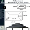 freigarten.de Ersatzdach für Pavillon 3x4 Meter Wasserdicht Produktbild-Vorschau 2