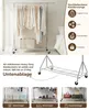 Porte-vêtements sur roulettes, barre de suspension Voir les images du produit 4