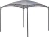 BELIANI Pergola in Grau 305 x 305 cm Schwarzer Rahmen für Produktbild-Vorschau 1