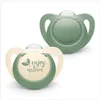 Nuk For Nature Silicone Soother Green 18 to 36m x2 Produktbild-Vorschau 2