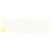 Arabische Tastaturaufkleber transparent laminiert, 14x14mm, Produktbild-Vorschau 3