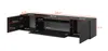 A diagram of a black TV stand with dimensions indicated. Produktbild-Vorschau