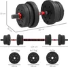HOMCOM 2 in 1 Hanteln Set 20 kg verstellbare Kurzhantel & Produktbild-Vorschau 3