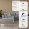 LetSit Ecksofa Caldea L Cremona Links Freistehendes Produktbild-Vorschau 9