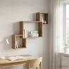 vidaXL Étagère murale, support mural, chêne artisanal, 91,5 Voir les images du produit 2