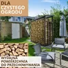 Stojak na drewno opałowe zewnętrzny metalowy 188x70x188 Podgląd zdjęcia produktu 5