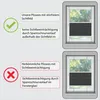 Comparison of two types of pleated blinds, highlighting the benefits of one over the other. Produktbild-Vorschau
